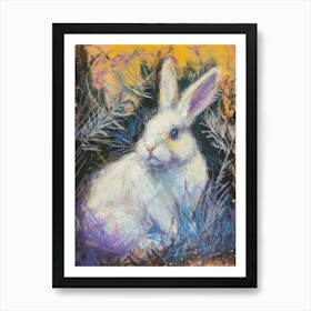 Rabbit In The Grass Art Print