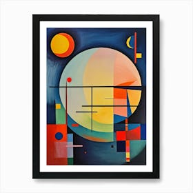 Abstract In Full Colour Art Print