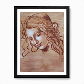 Head Of A Woman Art Print