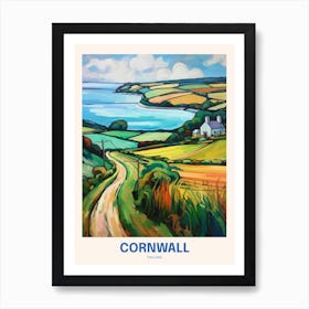 Cornwall England 7 Uk Travel Poster Art Print