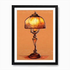 Table Lamp Art Print