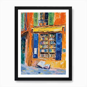 Nice Book Nook Bookshop 2 Art Print