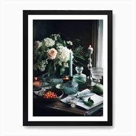 Nostalgic Still Life No 8 Art Print