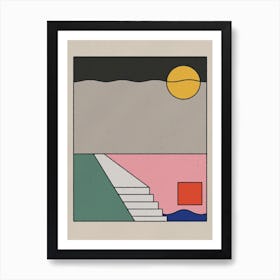 Minimal Landscape Art Print