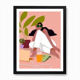 Bosslady Art Print