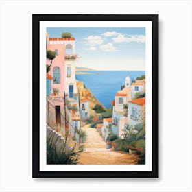 Algarve Portugal 3 Illustration Art Print