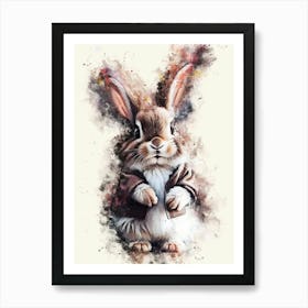 Rabbit Painting Art Print