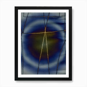 Modern Blue Abstraction 2 Art Print