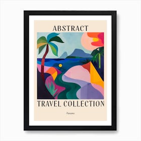 Abstract Travel Collection Poster Panama 4 Art Print
