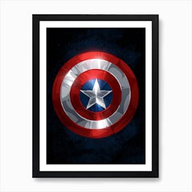 The Shield Captain America Art Print