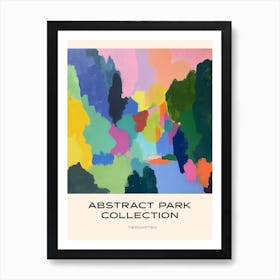 Abstract Park Collection Poster Tiergarten Berlin 2 Poster