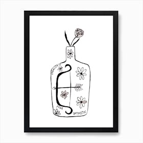 Sagittarius Vase Poster