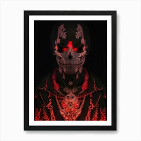 A Skeleton 6 Art Print