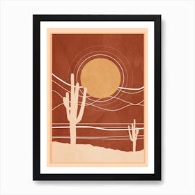 Desert Design 4 Art Print