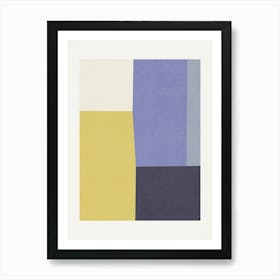 ABSTRACT MINIMALIST GEOMETRY - BY02 Art Print