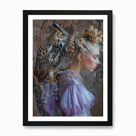 Owl Portrait Art Print