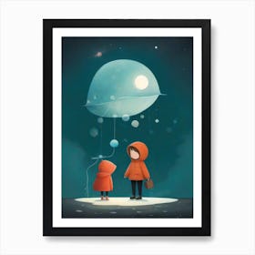 Illustration Emotional Conection Art Print