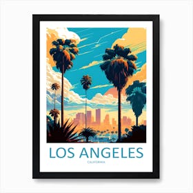 Los Angeles Travel 1 Art Print