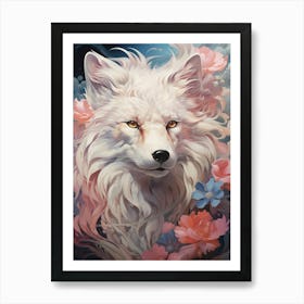 White Wolf Art Print