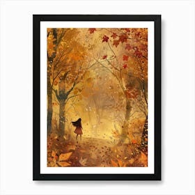 Autumn In The Forest Art Print