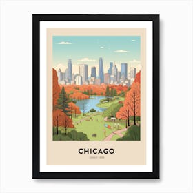 Grant Park 2 Chicago Travel Poster Art Print