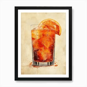 Orange Juice 8 Art Print