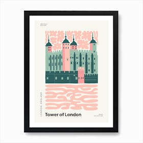 Tower Of London England Travel Matisse Style Art Print