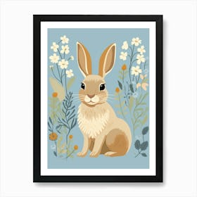 Baby Animal Illustration  Hare 2 Art Print