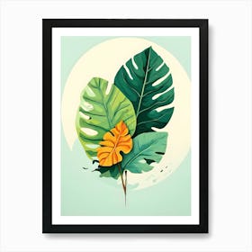 Tropical Leaves 14 Art Print