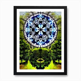 Circle Of Light 1 Art Print