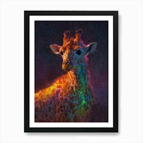 Giraffe 77 Art Print