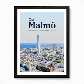 Visit Malmo Coastal City In Southern Oslo Art Print