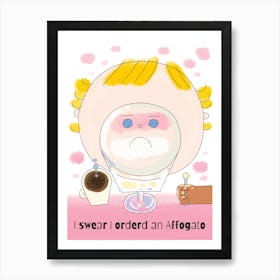 Disappeared my ice cream Art Print