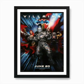 Robin Villains Artwork 1 Art Print