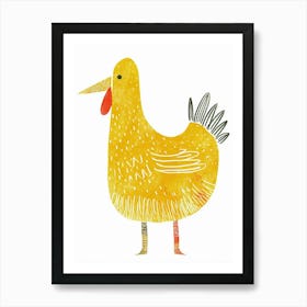 Yellow Turkey 3 Art Print