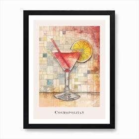 Cosmopolitan Tile Poster Art Print