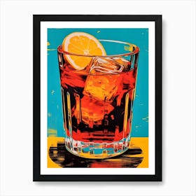 Glass Of Tequila Art Print