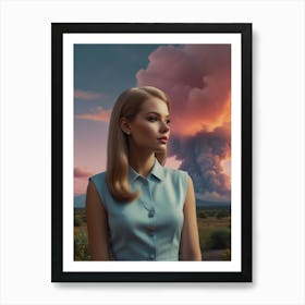 Default Photo Of A Halfbody Portrait Of A Serene And Captivati 2 Art Print