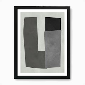 Expressive abstract shapes 15 Art Print