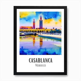 Casablanca Morocco 2 Art Print