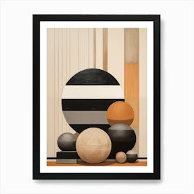 Abstract Spheres 1 Art Print