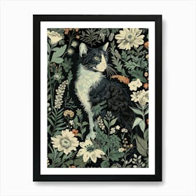 Cat In The Garden 7 Art Print