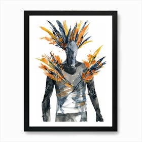 Samurai Warrior Art Print