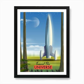 Travel The Universe Art Print