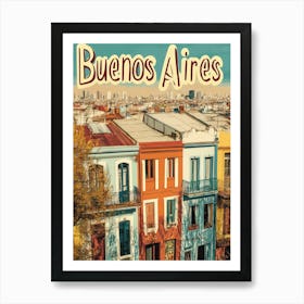 Aihrgdesign A Classic 1960s Travel Poster For Buenos Aires 1 Poster