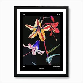 No Rain No Flowers Poster Coral Bells 1 Art Print