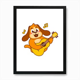 Prints, posters, nursery and kids rooms. Fun dog, music, sports, skateboard, add fun and decorate the place.14 Art Print