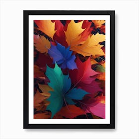 Leaves Rustling In The Wind Art Print