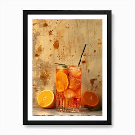 Orange Juice Cocktail 7 Art Print