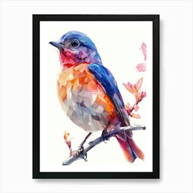 Colorful Bird Painting Art Print